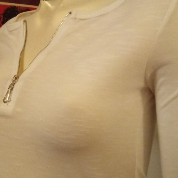Zip up or Down White Top - Picture 9 of 14